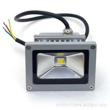 IP65 Pure White High Power Bridgelux COB 10W LED Flood Light